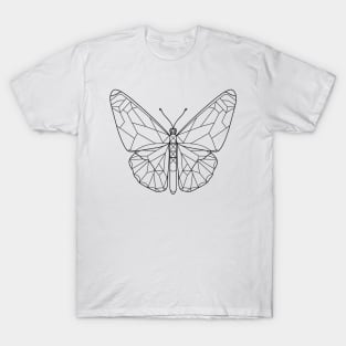 Butterfly One line art geometric style T-Shirt